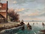 P.C. Steenhouwer (1896-1972) - IJsgezicht, Antiek en Kunst, Ophalen of Verzenden