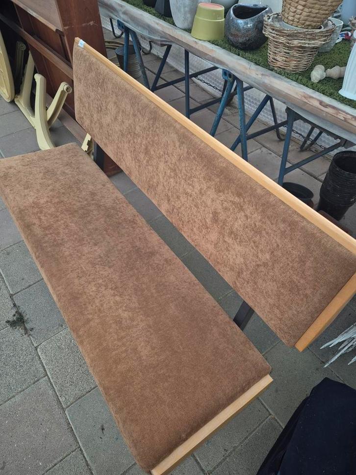 Bankje / Zitbank - 135 cm kerkbank, Antiek en Kunst, Antiek | Meubels | Stoelen en Banken, Ophalen
