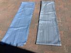 Twee tapijten/kleden blauw/grijs 400 cm lang en 200 cm breed, Caravans en Kamperen, Ophalen, Gebruikt