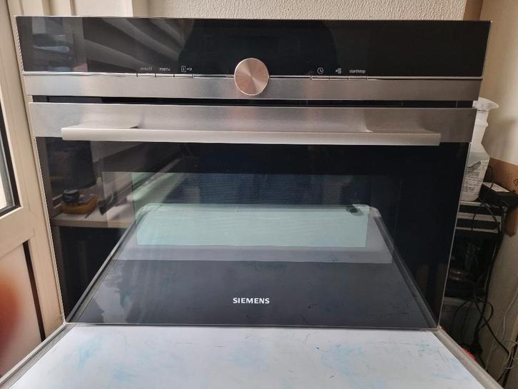 Siemens inbouw combi oven magnetron typenr CM633GBS1, Witgoed en Apparatuur, Ovens, Gebruikt, Inbouw, Oven met grill, 45 tot 60 cm