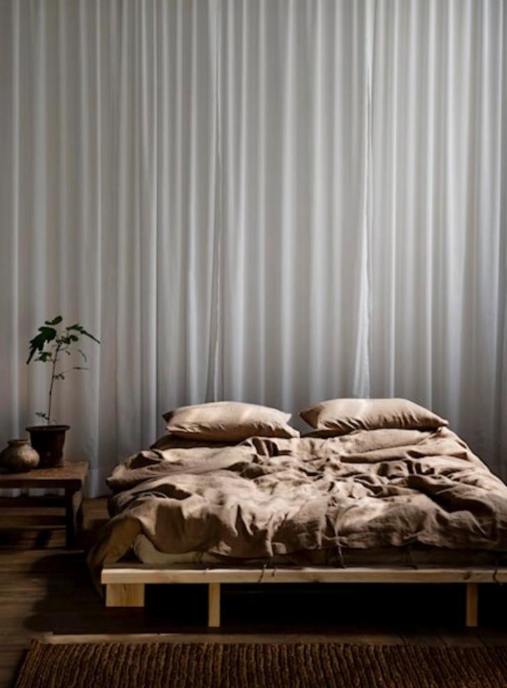 karup design futonbed / japan bed voor matras: 140x200 cm, Huis en Inrichting, Slaapkamer | Bedden, Zo goed als nieuw, Tweepersoons