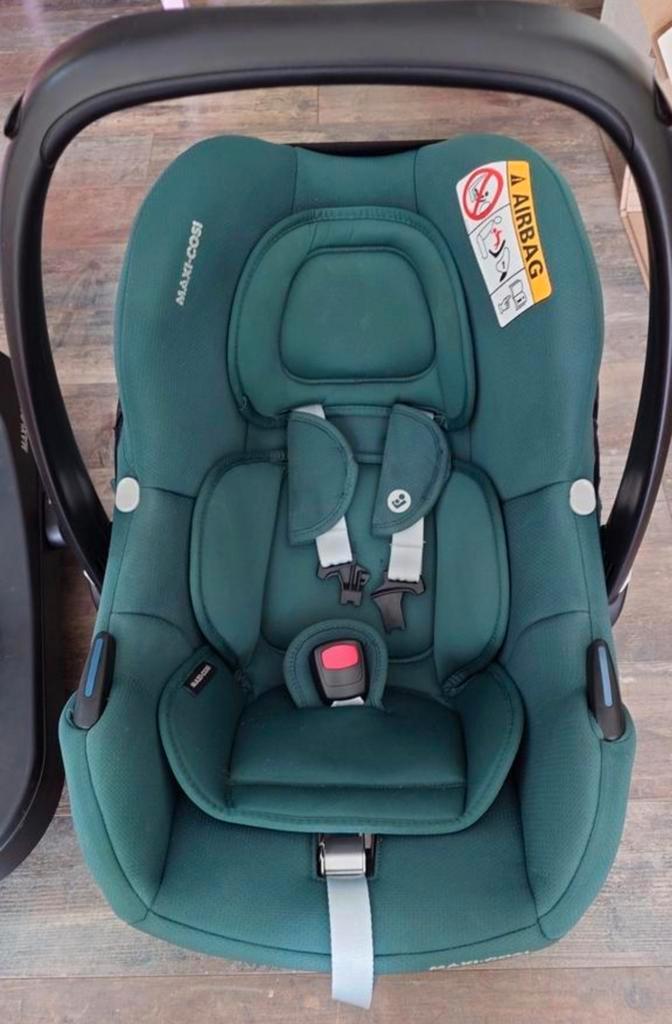 Maxi Cosi I-Size Isofix groen met base, Kinderen en Baby's, Autostoeltjes, Zo goed als nieuw, Maxi-Cosi, Isofix, Ophalen