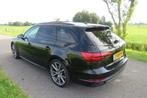 Audi A4 Avant 2.0 TFSI Aut 252pk Quattro Sport Pro Line S 10, Auto diversen, Schadeauto's, Automaat, 1984 cc, Zwart, Stationwagon