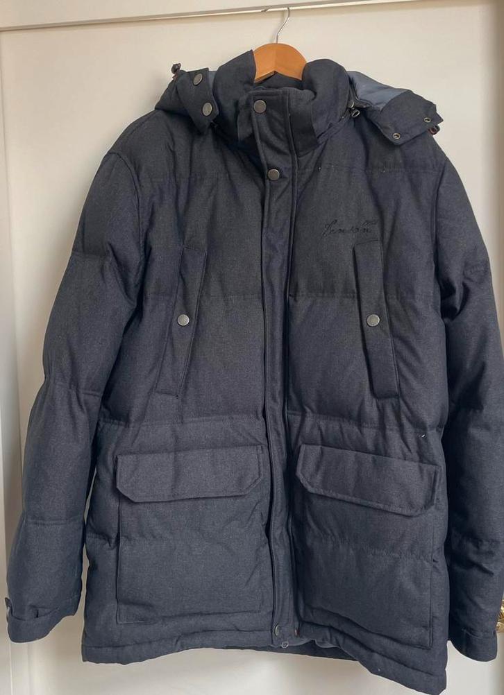 Tenson winterjas / skijas van dons - maat XL, Kleding | Heren, Jassen | Winter, Zo goed als nieuw, Maat 56/58 (XL), Grijs, Ophalen of Verzenden