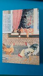 Katten poesen kippen - illustrator DITZ - DUBBELKAART, Ophalen of Verzenden, Ongelopen, Hond of Kat