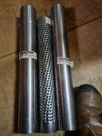 70mm buis rvs fox 2x buis 500mm lang. 1X recht 1x met verd., Ophalen of Verzenden, Nieuw, Universele onderdelen