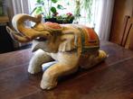 houten olifant, Ophalen