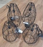 Set hanglampen zwart, Huis en Inrichting, Lampen | Hanglampen, Ophalen, Nieuw, Minder dan 50 cm