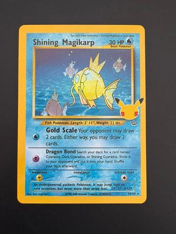 Shining Magikarp 66/64 celebrations beschikbaar voor biedingen