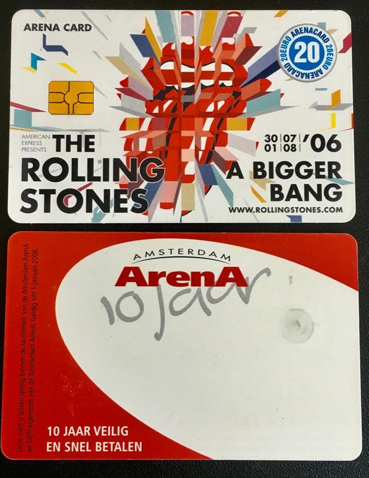 MP701 Rolling stones cards, Verzamelen, Telefoonkaarten, Nederland, Ophalen of Verzenden