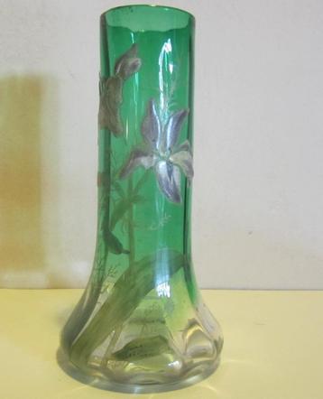 Antieke art nouveau Montjoye, Legras vaas, ca 1910 beschikbaar voor biedingen