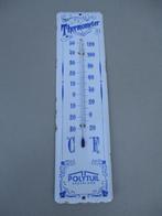 Emaille bord  met thermometer Polytuil., Reclamebord, Gebruikt, Ophalen of Verzenden