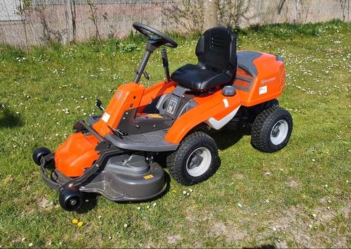 Nieuwe Husqvarna Rider 214C SCHERPSTE PRIJS!, Tuin en Terras, Zitmaaiers, Nieuw, 90 tot 120 cm, Elektrische starter, Mulchfunctie