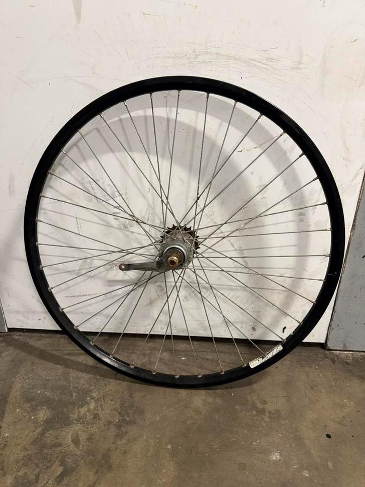 achterwiel 28 inch met 3 versnellingen, Fietsen en Brommers, Fietsonderdelen, Gebruikt, Algemeen, Wiel, Ophalen