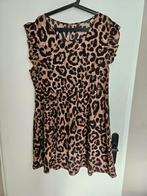 Leopard dress brown panterprint jurkje bruin 3xl ruffle, Kleding | Dames, Grote Maten, Nieuw, Jurk, Bruin, Verzenden