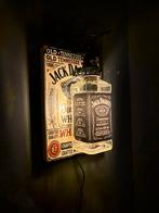 Jack Daniels reclamebord wandlamp, Ophalen of Verzenden, Nieuw, Glas, Mancave