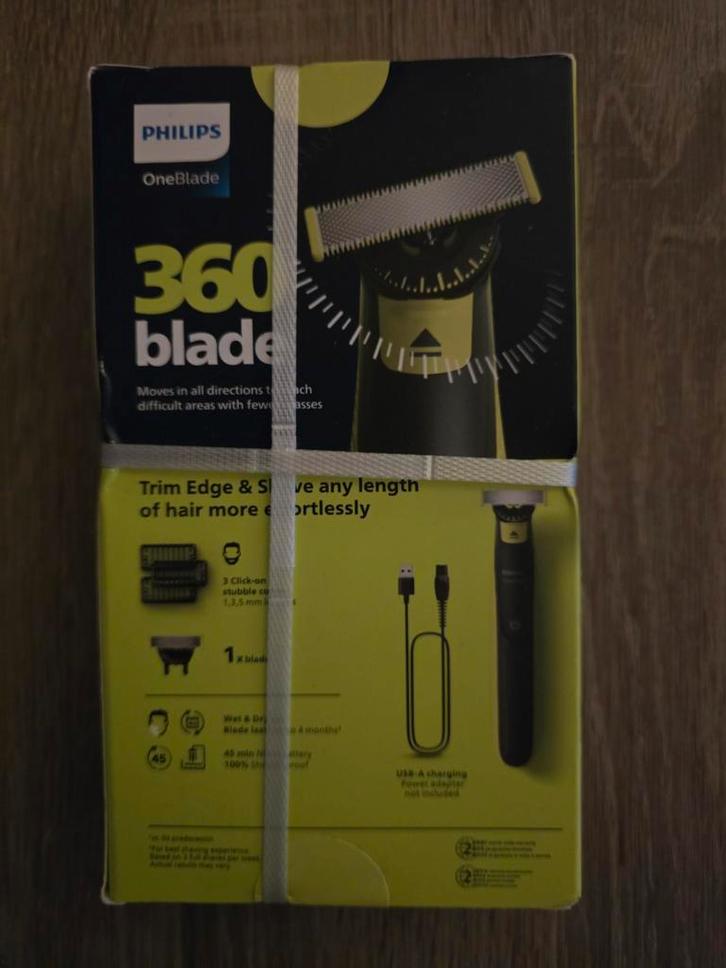 Philips OneBlade 360 - Nieuw in doos!, Sieraden, Tassen en Uiterlijk, Uiterlijk | Gezichtsverzorging, Nieuw, Gehele gezicht, Ophalen of Verzenden