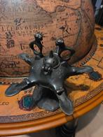 Romeins bronzen olielamp met 5 tuiten, Ophalen of Verzenden