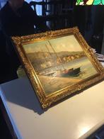 Schilderij Zeegezicht gesigneerd Apostoli, Antiek en Kunst, Ophalen