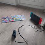 Nintendo Switch+ 4 spellen + 64 extra gb, Spelcomputers en Games, Spelcomputers | Nintendo Switch, Gebruikt, Ophalen of Verzenden