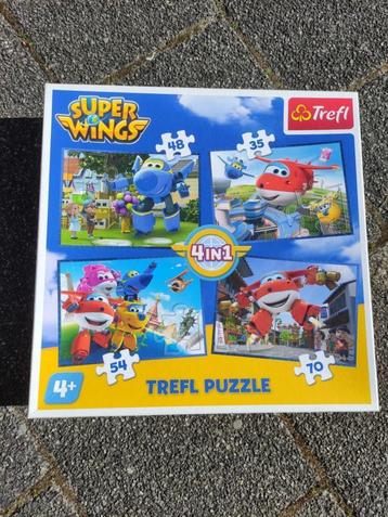 Super Wings 4-in-1 Puzzle Set – Complete & Great Condition beschikbaar voor biedingen