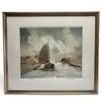 Abe Gerlsma (1909-2012) - 'Ynthemasleat', Antiek en Kunst, Kunst | Etsen en Gravures, Ophalen of Verzenden