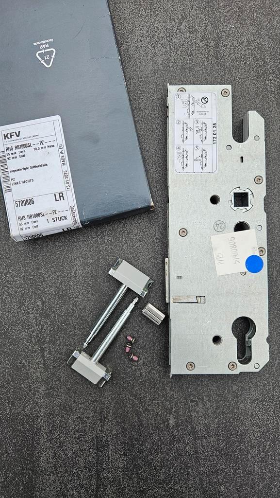 KFV Siegenia reparatieslot 5700802 Meerpuntssluiting, Doe-het-zelf en Verbouw, Hang- en Sluitwerk, Nieuw, Slot, IJzer, Ophalen of Verzenden