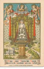 Oud devotieprent O. L. Vrouw  Ten Traan 1895, Ophalen of Verzenden, Zo goed als nieuw, Kaart of Prent, Christendom | Katholiek
