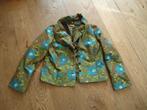 z.g.a.n. groen gebloemd La Ligna jasje maat 42, Kleding | Dames, Maat 42/44 (L), Ophalen of Verzenden, Zo goed als nieuw, Jasje