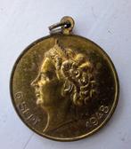 Inhuldigingspenning Juliana 1948, Ophalen of Verzenden, Gebruikt, Nederland, Postzegel(s) of Munt(en)