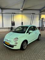 Fiat 500 1.2 C 2015 Groen, 4 cilinders, 840 kg, Leder en Stof, Origineel Nederlands