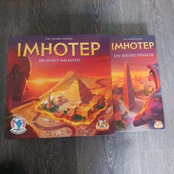 3*) Spellenset Imhotep. Basis + uitbreiding. beschikbaar voor biedingen