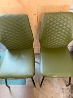 5 groene keukenstoelen - beschadigd, Huis en Inrichting, Ophalen, Gebruikt, Overige kleuren, Vijf, Zes of meer stoelen
