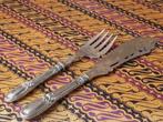 Mooi antiek silverplate viscouvert uit Engeland uit 1890., Antiek en Kunst, Antiek | Bestek, Ophalen of Verzenden