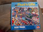 That's life puzzel racebaan 1000 stukjes, Ophalen of Verzenden, 500 t/m 1500 stukjes, Zo goed als nieuw
