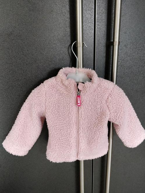 B.Nosy teddy vestje vest  jasje jas roze zgan maat 74, Kinderen en Baby's, Babykleding | Maat 74, Zo goed als nieuw, Meisje, Jasje