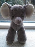 Olifant van Hema grijs velours meet ca 22 cm van slurfpunt, Ophalen of Verzenden, Zo goed als nieuw, Olifant