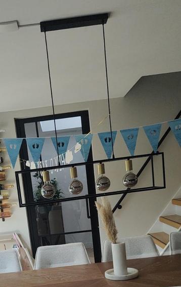 Lamp Hanglamp Eettafel Industrieel Zwart Goud  beschikbaar voor biedingen