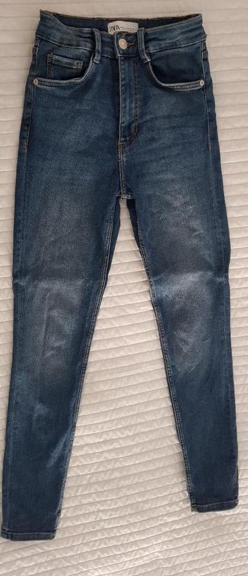 Zara spijkerbroek blauw maat 34 jegging broeken dames jeans beschikbaar voor biedingen