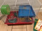 Nette hansterkooi plus accessoires en boekjes!, Dieren en Toebehoren, Kooi, Minder dan 75 cm, Zo goed als nieuw, Ophalen