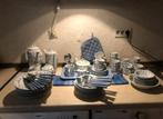Compleet Jager servies hardporseleinen Blue Saks, Huis en Inrichting, Keuken | Servies, Ophalen, Gebruikt, Overige stijlen, Porselein