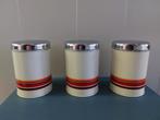 Vintage Brabantia Retro Bewaarbussen Gestreept, Ophalen of Verzenden, Huis en Inrichting