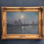 Romain Steppe - Olieverf op Linnen, Antiek en Kunst, Ophalen of Verzenden