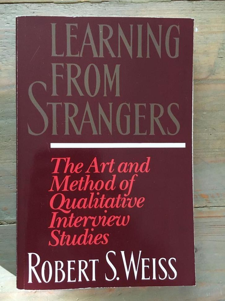 Learning from Strangers - dumpprijs, Boeken, Studieboeken en Cursussen, Gelezen, WO, Beta, Verzenden