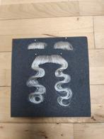 Sinterklaas Snor en Wenkbrauwen buffelhaar - Bram look, Ophalen of Verzenden