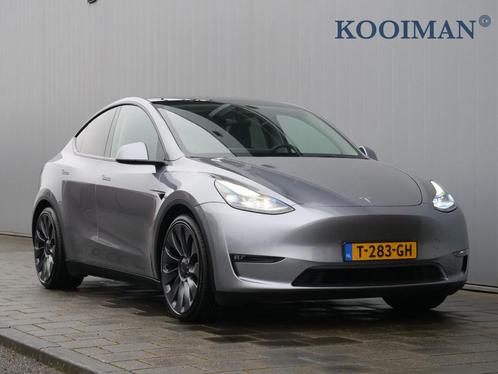 Tesla Model Y Performance AWD 463pk 75 kWh Automaat 21 inch, Auto's, Tesla, Bedrijf, Te koop, Model Y, 4x4, ABS, Adaptive Cruise Control