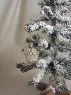 Oud zilveren bloemenmandje kerstbal, Diversen, Kerst, Ophalen of Verzenden, Gebruikt