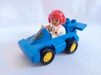 Duplo vintage 2609 raceauto racewagen met coureur, Kinderen en Baby's, Ophalen of Verzenden, Zo goed als nieuw, Duplo