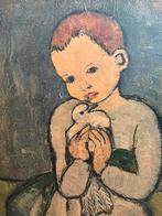 Lucky Vintage prent van Picasso Meisje met duif, Ophalen