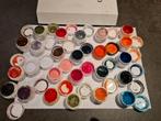 38 potjes colorgel / gellak by Enzo van Beauty Nail, Gebruikt, Ophalen of Verzenden, Handen en Nagels, Overige kleuren